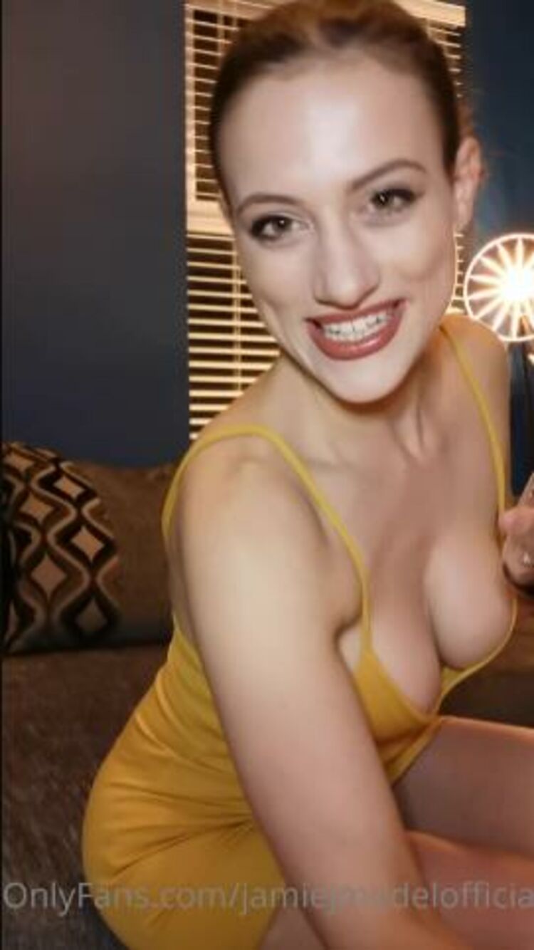 Jamie DM me - jamiejmodelofficial / Onlyfans Jamiejmodelofficial - date night at jamies part jamie seems to be overflowing from her dress but you t 22-05-2020 - Fetish