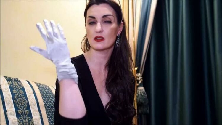 Lady Victoria Valente - JOI: Cum and splash off while I wear my gloves