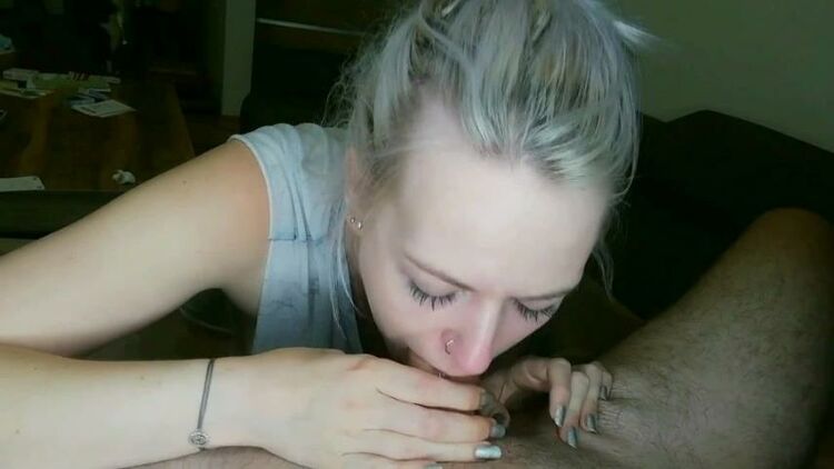 Horny couple7 - Cute Teen Girlfriend Choking on my Big Cock (real Life Sex)