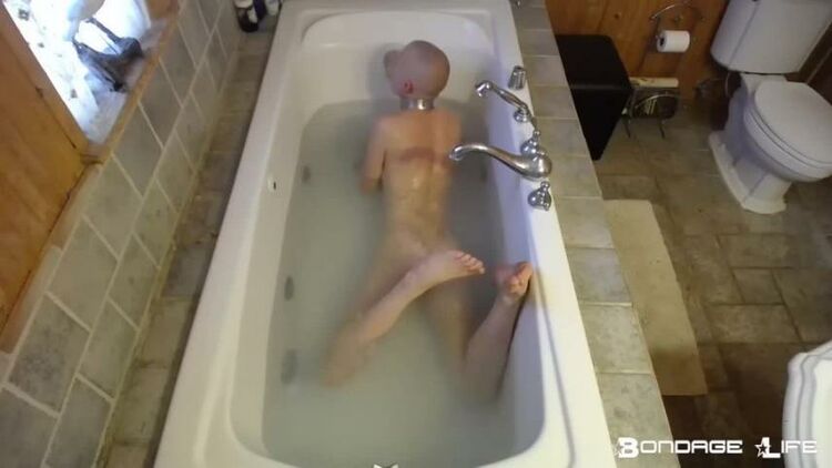 BondageLife - Dildo Training (Bath Edition) - Rachel Greyhound