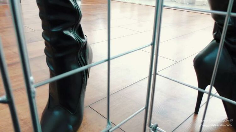 Young Goddess Kim - You, My Permanent Caged Boot slave