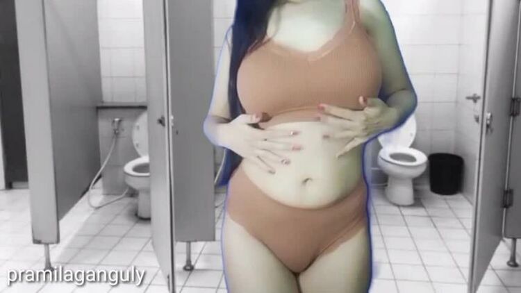 IndianMistressPramilaGanguly – Very Dirty Kinky Humiliating Public Toilet JOI