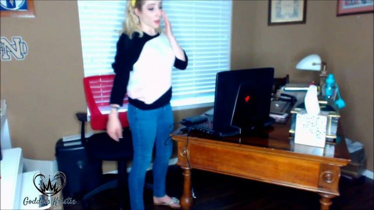 Goddess Kristie - Office Tease