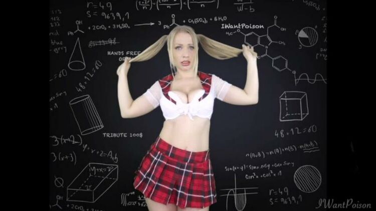 Goddess Poison - High school Hands Free Orgasm! JOI