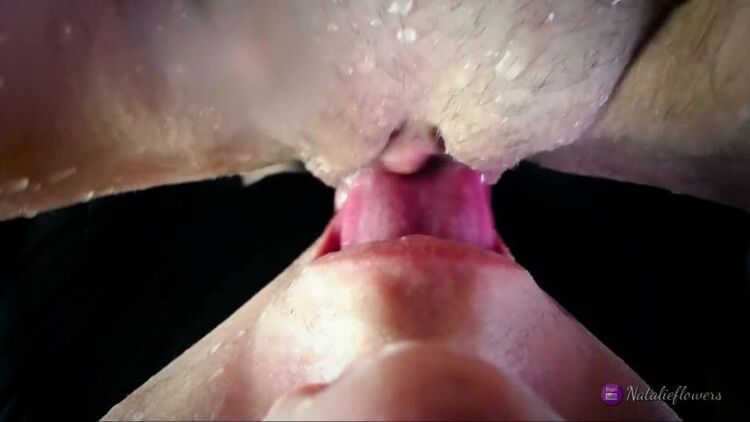 POV Closeup Licking Creamy Pussy and Clit.Real Pulsating Squirt Orgasm