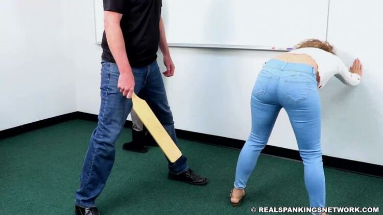 Real Spankings – MP4/Full HD – Cara, Kiki Cali – Pulled From Class For A Paddling (part 1) – Bent Over