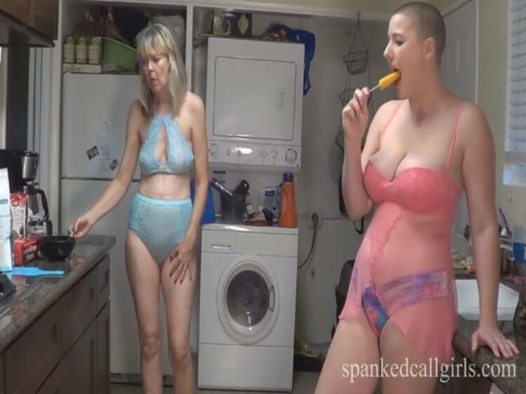 Spanked Call Girls – WMV/Full HD – Clare Fonda, Riley Nixon – Clare Spanks Riley Nixon In Kitchen