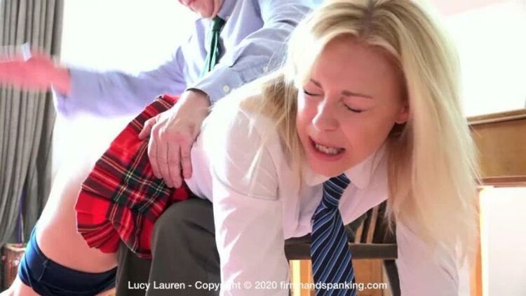 Firm Hand Spanking – MP4/HD – Lucy Lauren – Spanked in Uniform – D/Spanked into the Maximal in Schooluniform, Underwear pulled : Lucy’s Timeless OTK (Release date: Oct. 28, 2020)