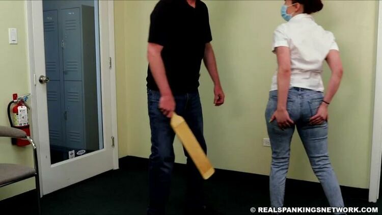 Anastasia - Paddled For Sneaking Away During Volunteer Time (part 2) (FullHD) [updated: 2023-08-01]