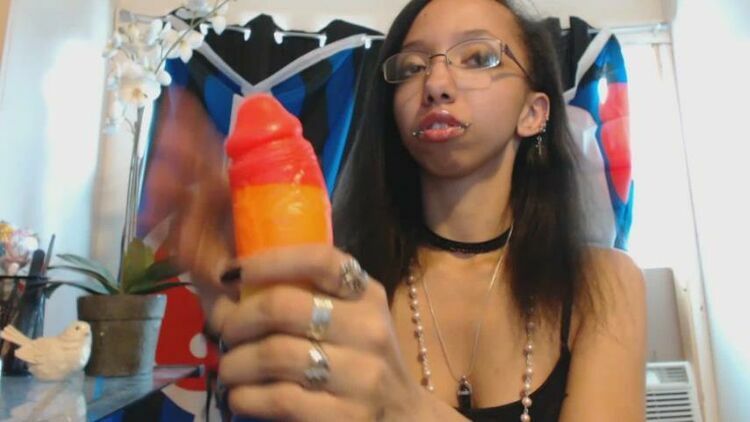 Miss Alice the Goth – POV Rainbow Bbc Dildo Hand Job [updated: 2023-11-15]