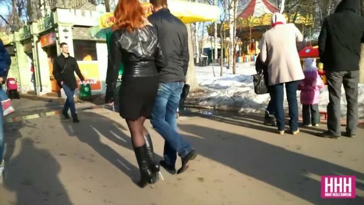 White bitch in short skirt on high heels caught on hidden cra with boy ... [updated: 2023-11-22]