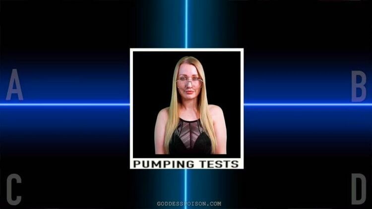 Goddess Poison – Interactive Pumping Tests for Everyone 27 Min [updated: 2023-11-23]