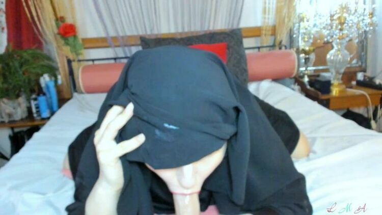 Lilimissarab - Arab Hijab Milf Gives Neighbor Blowjob - Femdom Pov [updated: 2023-12-12]