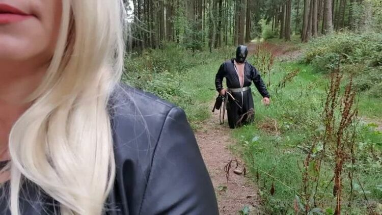 Mistress Patricia - Final Chapter Of My Little Trip With My Slave Into The Woods - Outdoors [updated: 2023-12-12]