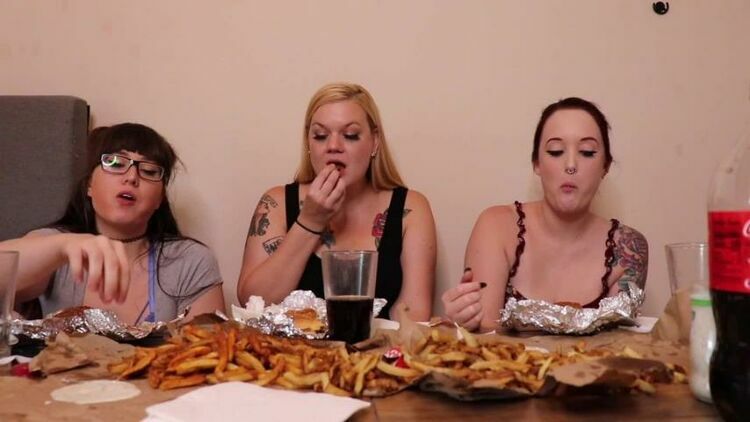 Ari Cleo – 3 Girls Burger Mukbang and Burping [updated: 2023-12-21]