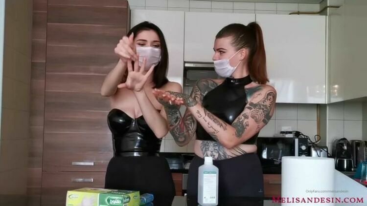 Miss Melisande Sin, Dominatrix Katharina starring in video ‘How to Sanitize your Hands’ [updated: 2024-01-14]