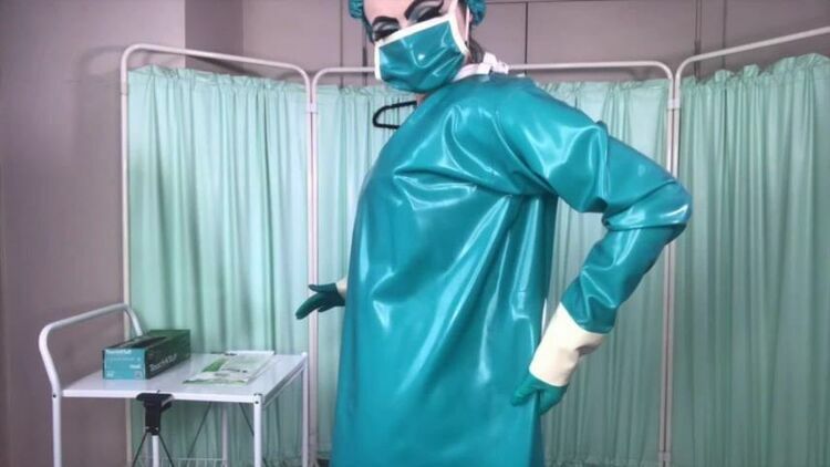 Empress Poison – Latex Surgeon Gowning and Double Gloving – Femdom Pov [updated: 2024-01-20]