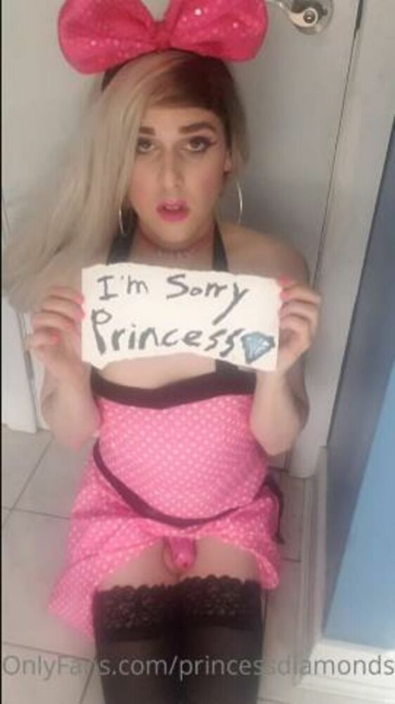 Princess Diamonds / Onlyfans Princessdiamonds - so when my sissy dont listen to me i give here a punnishment she had to sit 03-04-2021 - Princess [updated: 2024-01-26]