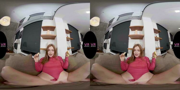 VRSexperts / SexLikeReal.com - Jia Plays with Banana - Hot Redhead Solo Masturbation Insertion [UltraHD 4K 3072p] [updated: 2024-01-28]