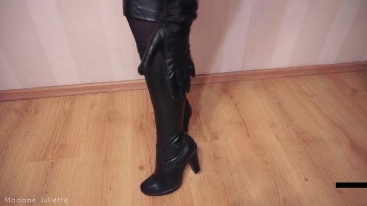 Madame Juliette – Mistress in leather gloves – femdom POV – Chastity [updated: 2024-02-08]