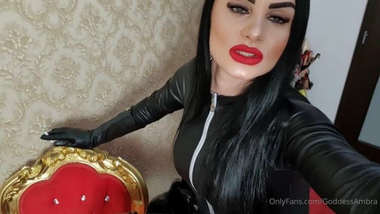 Goddess Ambra — A very hot and teasing LeatherFetish clip [updated: 2024-03-12]