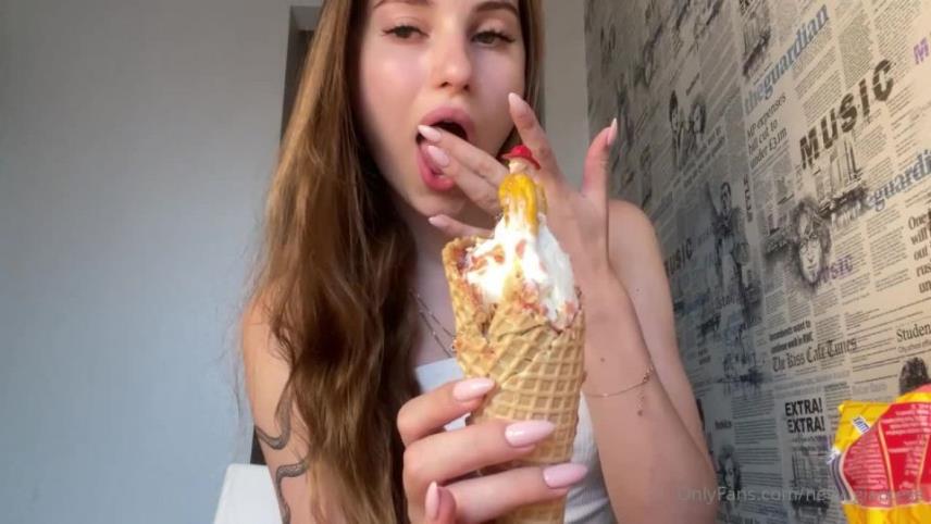 NELLY GIANTESS  — This Tiny Man Got Into My Ice Cream And I Had To Eat It [updated: 2024-04-10]