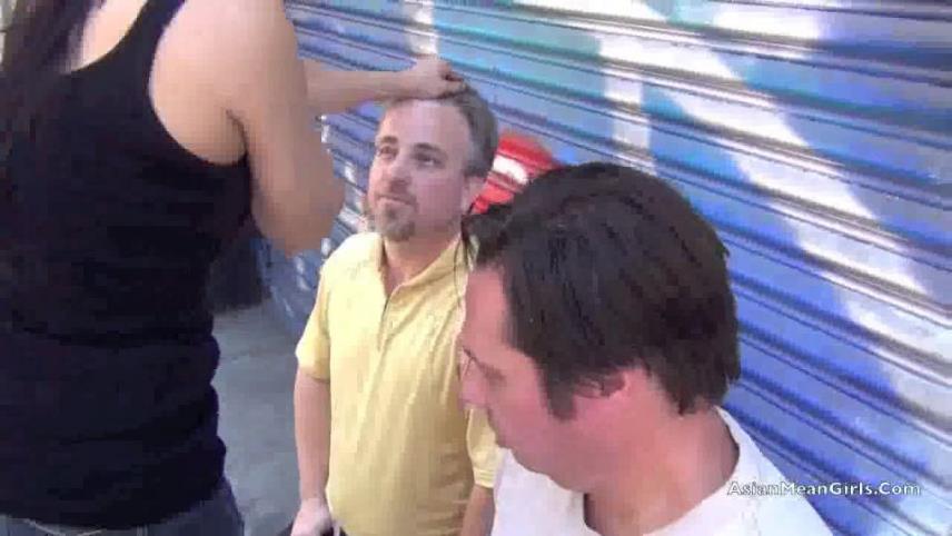 You Wanna Mess With Me - Goddess Miki With Sunglases Humiliates 2 Guys On The Street [updated: 2024-04-12]