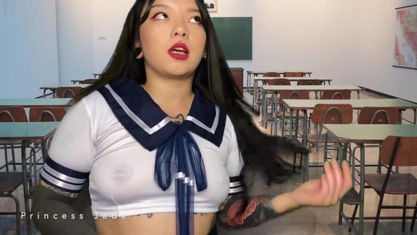 Princess Jade - Schoolgirl Makes Minute Man Eat His Cum [updated: 2024-04-20]