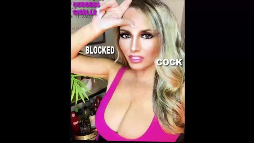 Obey Goddess Giselle – BLOCKED COCK [updated: 2024-07-26]