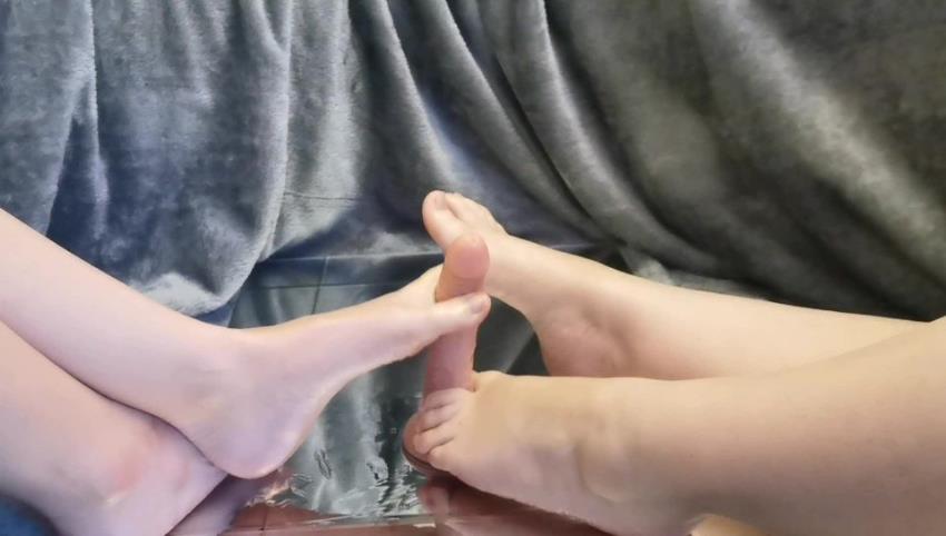 Two Girls, One Cock Footjob [updated: 2024-08-14]