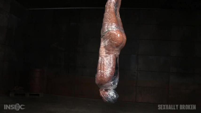 London River, Matt Williams, Jack Hammer - Tough London River mummified in plastic wrap and facefucked in inverted suspension by BBC! [updated: 2024-09-19]