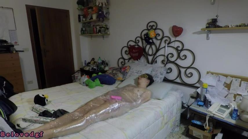 Tickle and orgasm while she is mummified [updated: 2024-09-22]