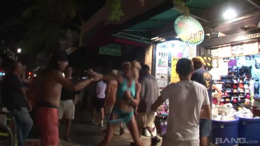 Wild Partiers Show Lots Of Skin In Public On The Streets [updated: 2024-09-27]