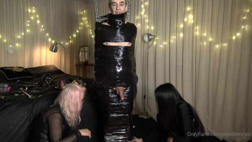 Miss Kim Rub - Black Clingfilm Bondage Part 1 - HD 720p [updated: 2024-09-30]