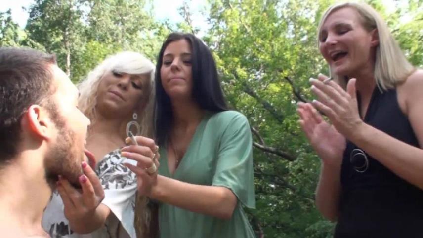 Brat Princess 2 - Shayla Tiffani and Torie - 3 girls smoke with one male mouth for an ashtray - HD 720p [updated: 2024-10-01]