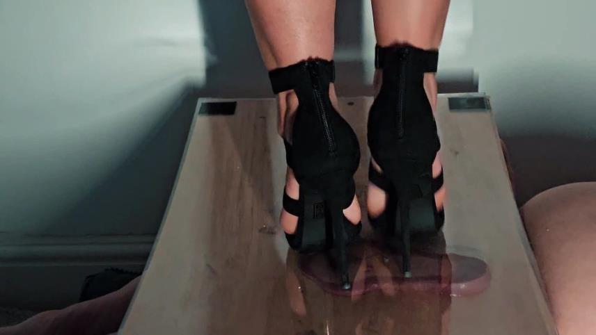 Ambers Trample Palace - Plexi Glass Trample Black Strappy Heels [updated: 2024-10-10]