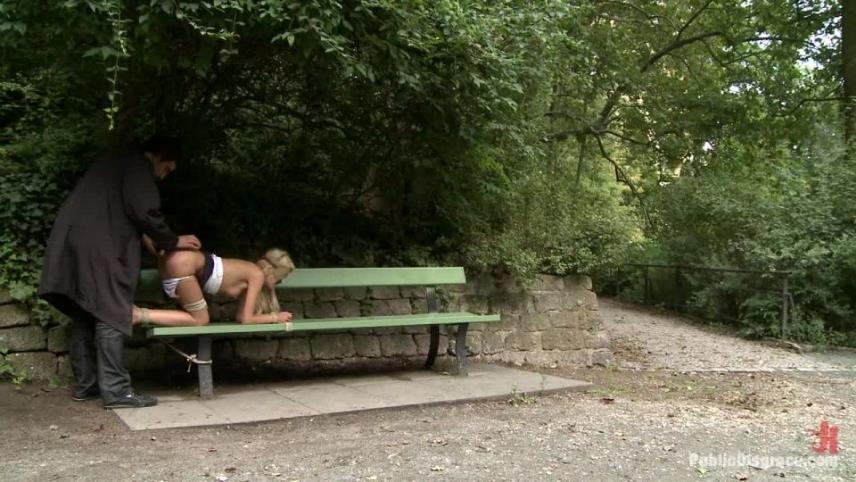 Blanche - Euro Beauty gets Tied to a Park Bench and Fucked Where Everyone Can See [updated: 2024-10-21]