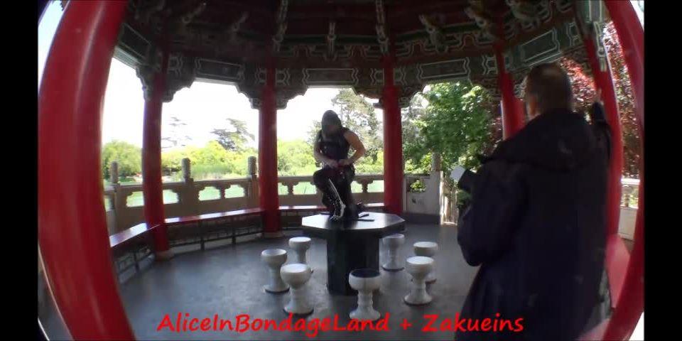 BONUS VIDEO Golden Gate Park Chinese Pavilion Public Latex Fetish Photoshoot [updated: 2024-10-25]