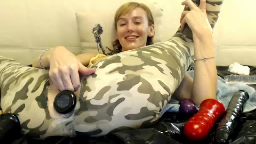 Russian Army girl anal gape loose with huge balls and dildo [updated: 2024-11-22]