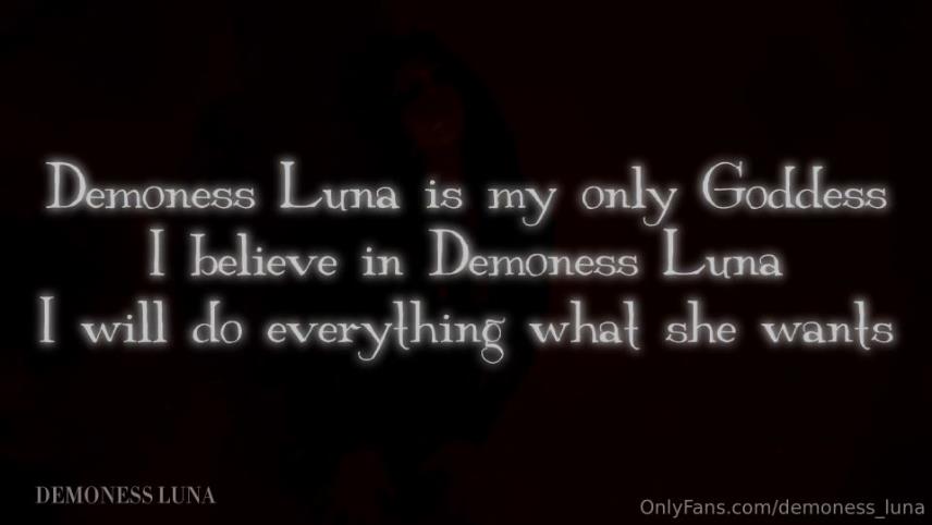 Demoness Luna – Goddess. Bow Down Listen My Voice Look Into My Eyes [updated: 2024-12-04]