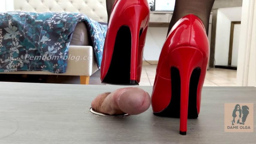 Dame Olgas Fetish Clips - Shoejob In Red High Heels On Trampling Table - [Clips4Sale] (HD 720p) [updated: 2024-12-11]