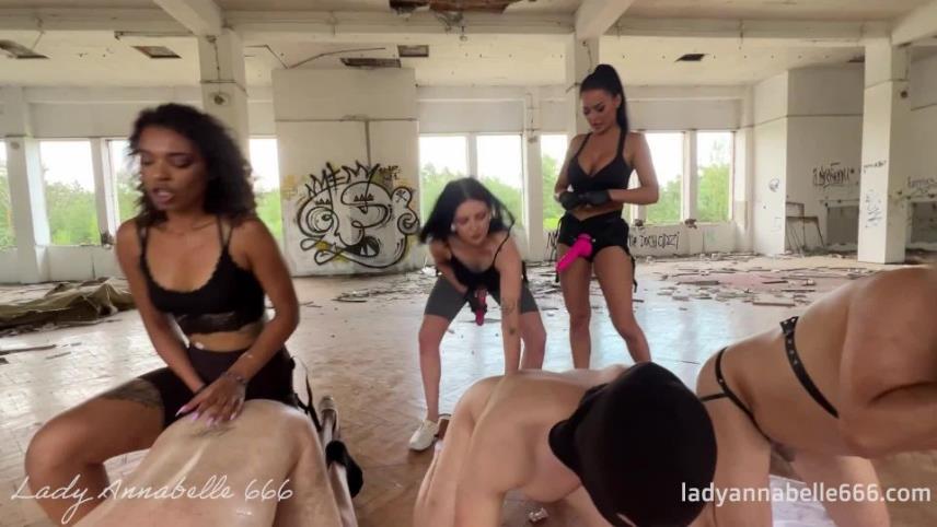 LadyAnnabelle666 - Pegging orgy with slaves - FullHD 1080p [updated: 2024-12-19]