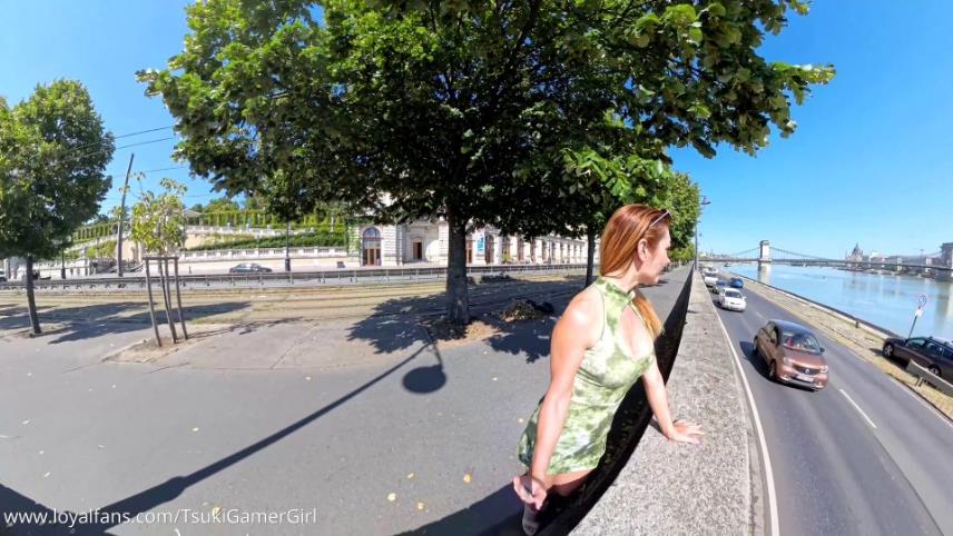 TsukiGamerGirl – Cumwalk on the Danube promenade [updated: 2025-01-09]